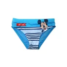 Baby Badeanzug für kleine Jungen - Mickey Maus - gestreift - mittelblau - 92