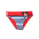 Baby Badeanzug für kleine Jungen - Mickey Maus - gestreift - rot - 86