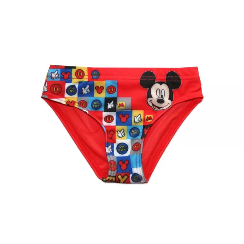 Baby Badeanzug für kleine Jungen - Mickey Maus - rot - 80