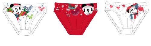Disney Mickey Mouse Weihnachtsjungenunterwäsche - 3-teilige Baumwollunterwäsche - 110-116