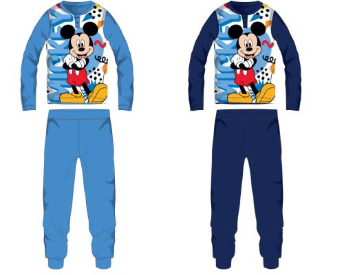 Disney Mickey Maus Trikot Baumwollpyjama - hellblau - 128