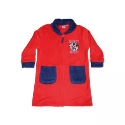 Kinder Bademantel - Coral - Mickey Maus - rot - 116