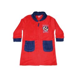 Kinder Bademantel - Coral - Mickey Maus - rot - 98