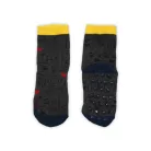 Rutschfeste Kindersocken - Micky Maus - Vollplüsch - Anthrazit - 23-26
