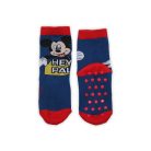 Rutschfeste Kindersocken - Micky Maus - Vollplüsch - Dunkelblau - 23-26