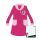 Kinderbademantel - Koralle - Minnie Maus - 128 - pink