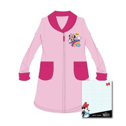 Kinderbademantel - Koralle - Minnie Maus - 128 - hellrosa