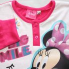 Langer dünner Baumwoll-Kinderpyjama - Minnie Maus - Jersey - rosa - 122