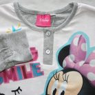 Langer dünner Baumwoll-Kinderpyjama - Minnie Maus - Jersey - grau - 98