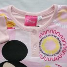 Langer dünner Baumwoll-Kinderpyjama - Minnie Maus mit Schmetterlingen - Jersey - hellrosa - 98
