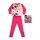Langer dünner Baumwoll-Kinderpyjama - Minnie Maus - mit Schmetterlingen - Jersey - pink - 104