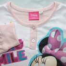 Langer dünner Baumwoll-Kinderpyjama - Minnie Maus - Jersey - hellrosa - 116