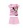 Sommer-Kurzarm-Kinder-Baumwollpyjama - Disney Minnie Maus - gestreift - hellrosa - 134