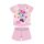 Sommer Kurzarm-Baumwollbaby-Pyjama - Disney Minnie Maus - Sternen - Hellrosa - 92
