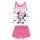Sommer ärmelloser Baumwollbaby-Pyjama - Disney Minnie Maus - Rosa - 92