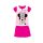 Sommer-Kurzarm-Kinder-Baumwollpyjama - Disney Minnie Maus - Minnie-Schriftzug - pink - 122