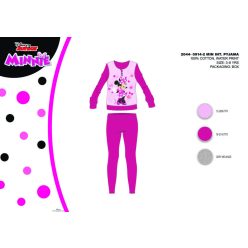   Winter Baumwoll-Interlock-Kinderpyjama - Disney Minnie Mouse - pink - 134