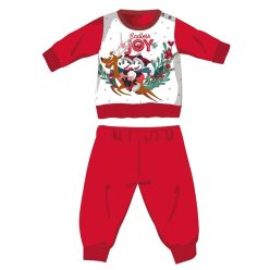   Disney Minnie Maus Winter Dickes Weihnachtsbaby Pyjama - Baumwollflanell Pyjama - Rot - 98