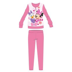   Disney Minnie Maus Winter Dicker Kinderpyjama - Baumwollflanell Pyjama - Rosa - 98