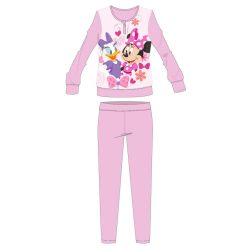   Disney Minnie Maus Winter Dicker Kinderpyjama - Baumwollflanell Pyjama - Hellrosa - 104