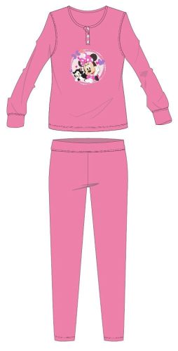 Disney Minnie Maus Baumwollflanellpyjama - dickes Winterkindpyjama - rosa - 98