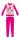Disney Minnie Maus Winter Baumwoll Kinderpyjama - Interlock Pyjama - Blumenmuster - Pink - 122