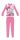 Disney Minnie Maus Winter-Baumwoll-Kinderpyjama - Interlock-Pyjama - Schmetterlingsmuster - Rosa - 128