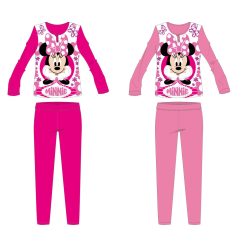 Disney Minnie Maus Baumwolltrikot Kinderpyjama - rosa - 116