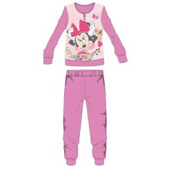   Disney Minnie Maus Polarfleece-Pyjama - Winterpyjama für Kinder - Rosa - 128