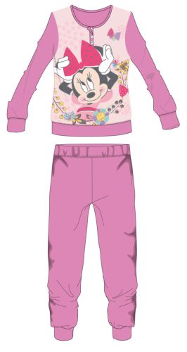 Disney Minnie Maus Polarfleece-Pyjama - Winterpyjama für Kinder - Rosa - 98