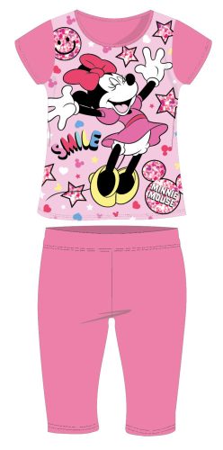 Disney Minnie Maus Kurzarm Sommer-Baumwollpyjama - Kinder-Jersey-Pyjama