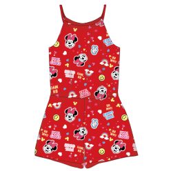 Disney Minnie Maus Sommer-Baumwoll-Overall - Rot - 116