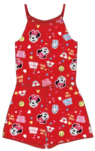 Disney Minnie Maus Sommer-Baumwoll-Overall - Rot - 116