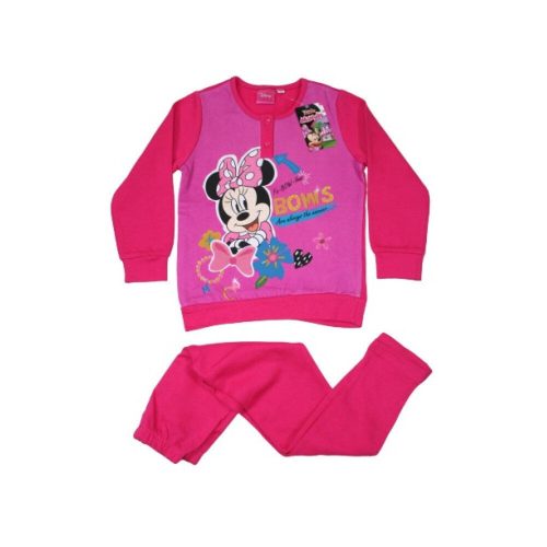 Winter-Flanell-Kinderpyjama - Minnie Maus - pink - 116