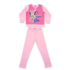 Winter-Flanell-Kinderpyjama - Minnie Maus - hellrosa - 110