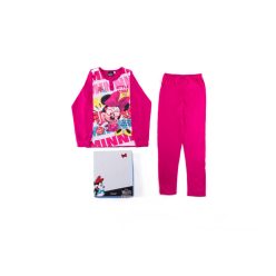 Langarm dünner Kinderpyjama - Minnie Maus - 116 - pink