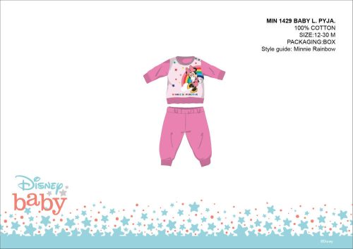Disney Minnie Maus Baby-Strampelanzug - Jersey-Baumwoll-Strampelanzug - rosa - 80