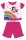 Disney Minnie Maus Sommer Kurzarm Baby Pyjama - Baumwoll-Jersey Pyjama - Pink - 80
