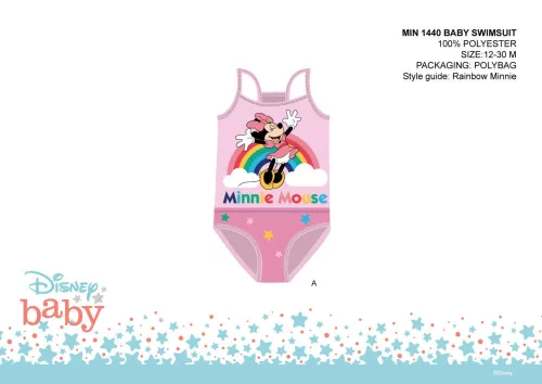 Disney Minnie Mouse Baby-Einteiler-Badeanzug für Mädchen