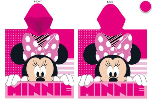 Disney Minnie egér 55x110 cm gyorsan száradó poncsó