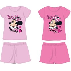   Disney Minnie Maus Baumwoll-Sommerensemble - T-Shirt-Shorts-Set - Hellrosa - 110
