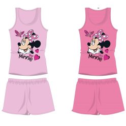   Disney Minnie Maus Baumwoll-Sommerensemble - T-Shirt-Shorts-Set - Rosa - 128