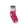 Rutschfeste Kinderknöchelsocken - Minnie Maus - Vollplüsch - gepunktet - pink-weiß - 23-26