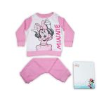 Winter Baumwoll Baby Pyjama - Minnie Mouse - Hellrosa - 80