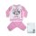 Winter Baumwoll Baby Pyjama - Minnie Mouse - Hellrosa - 80