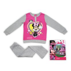 Winter Baumwoll-Kinderpyjama - Minnie Maus - grau - 98