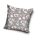 Blumenmuster Kissenbezug 40x40 cm - grau