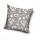Blumenmuster Kissenbezug 40x40 cm - grau