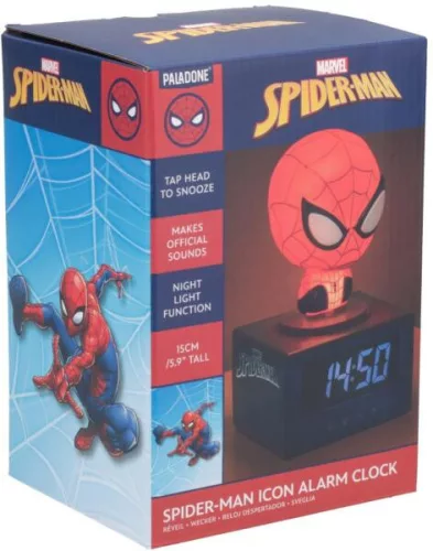 Pókember digitális ébresztőóra + éjjeli fény – Marvel