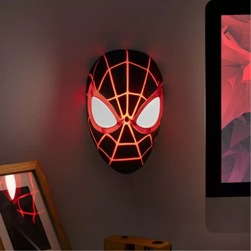 Pókember feel like venom maszk LED világító lámpa